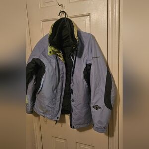 Women's Columbia Titanium  Black  Lilac  2 In 1 Jacket